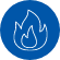 Fire safety icon