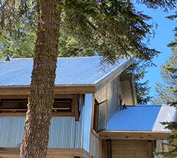 Nevada home with metal Mills Roofing roof