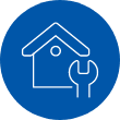 Roof repair icon
